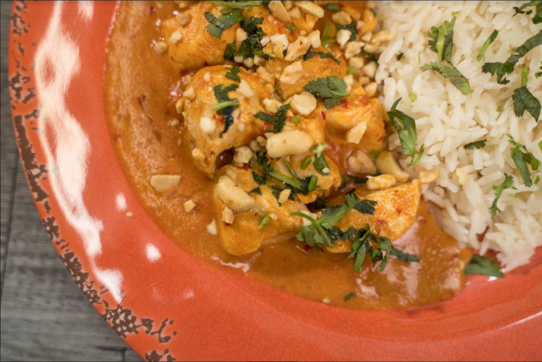 Chicken with a Peanut-Guajillo Sauce | Ole Rico