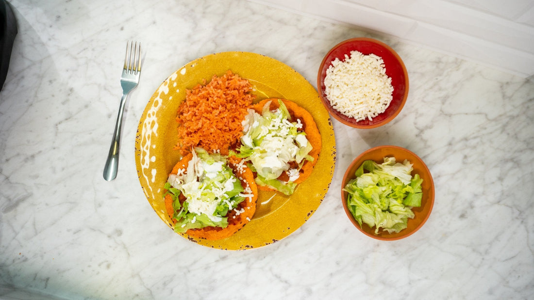 Potato Tostadas With Dried Guajillo And Chile de Arbol | Ole Rico