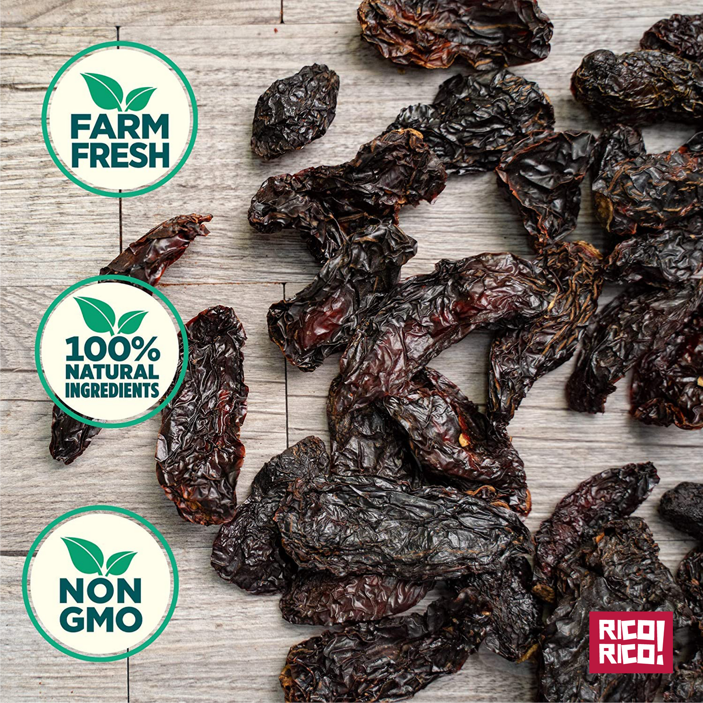 Dried Mexican Chiles 6-Pack – Ancho, Arbol, Guajillo, Pasilla, Morita & Cascabel