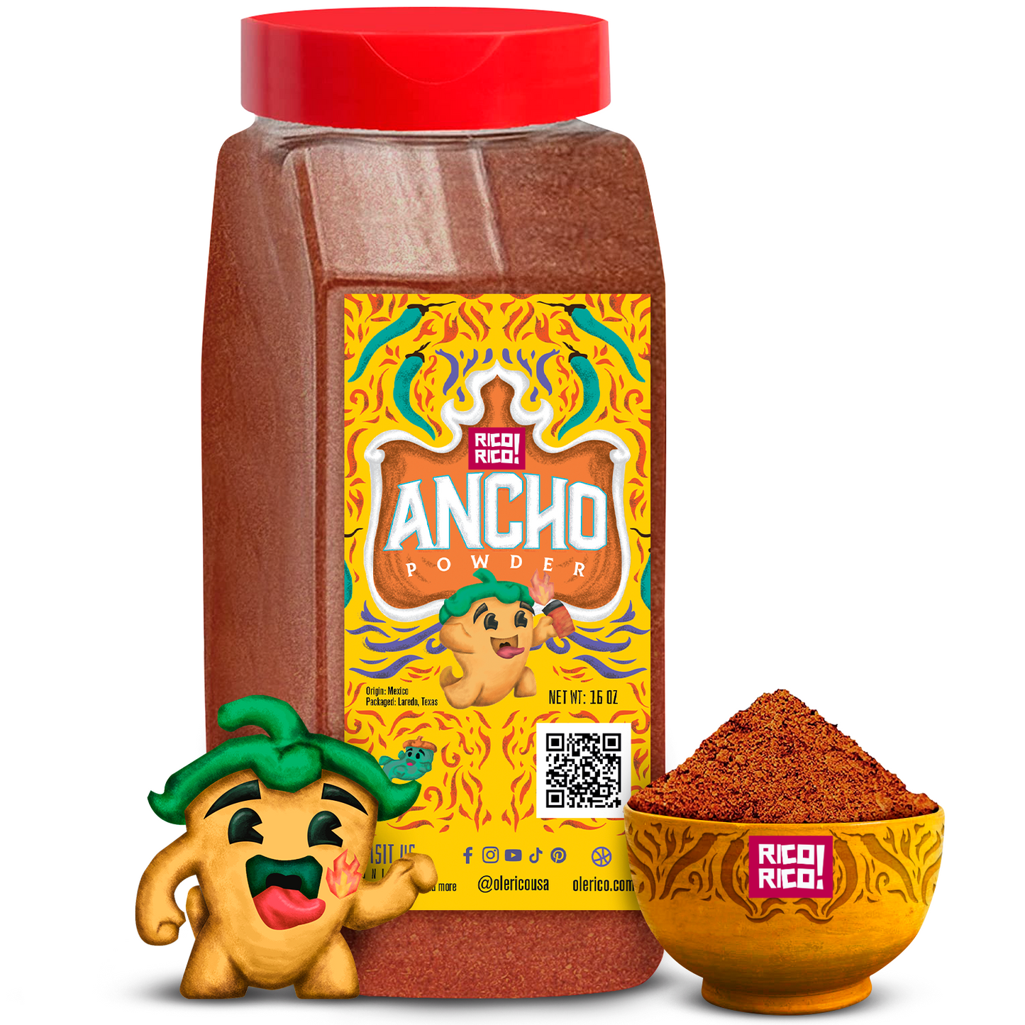 Ancho Chile Powder Shaker