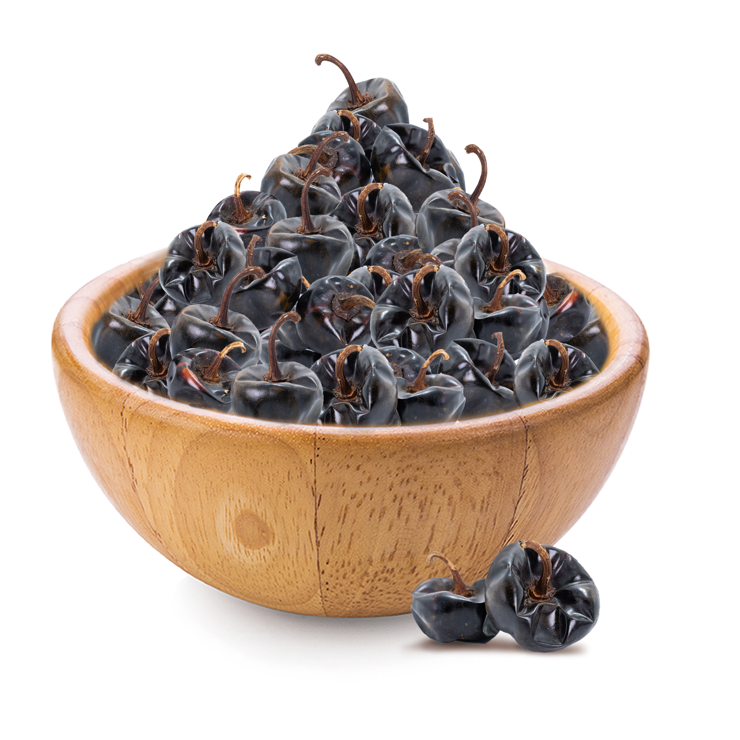 Dried cascabel chile peppers – round, nutty, mild Mexican chiles