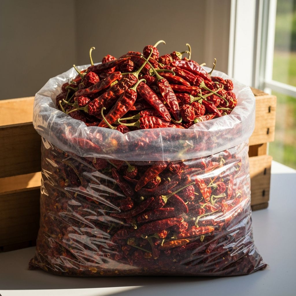 Bulk Dried Chiles Background