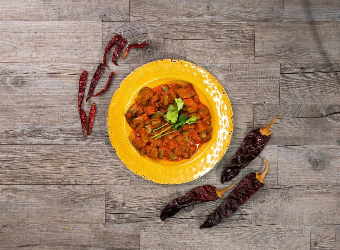 Beef with Nopales Stew in Arbol and Guajillo Sauce | Ole Rico