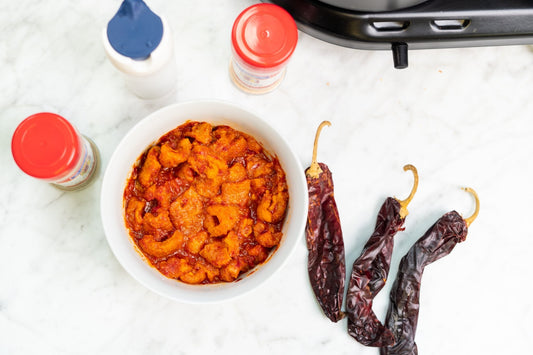 Chicharrones in Red Guajillo Salsa | Ole Rico