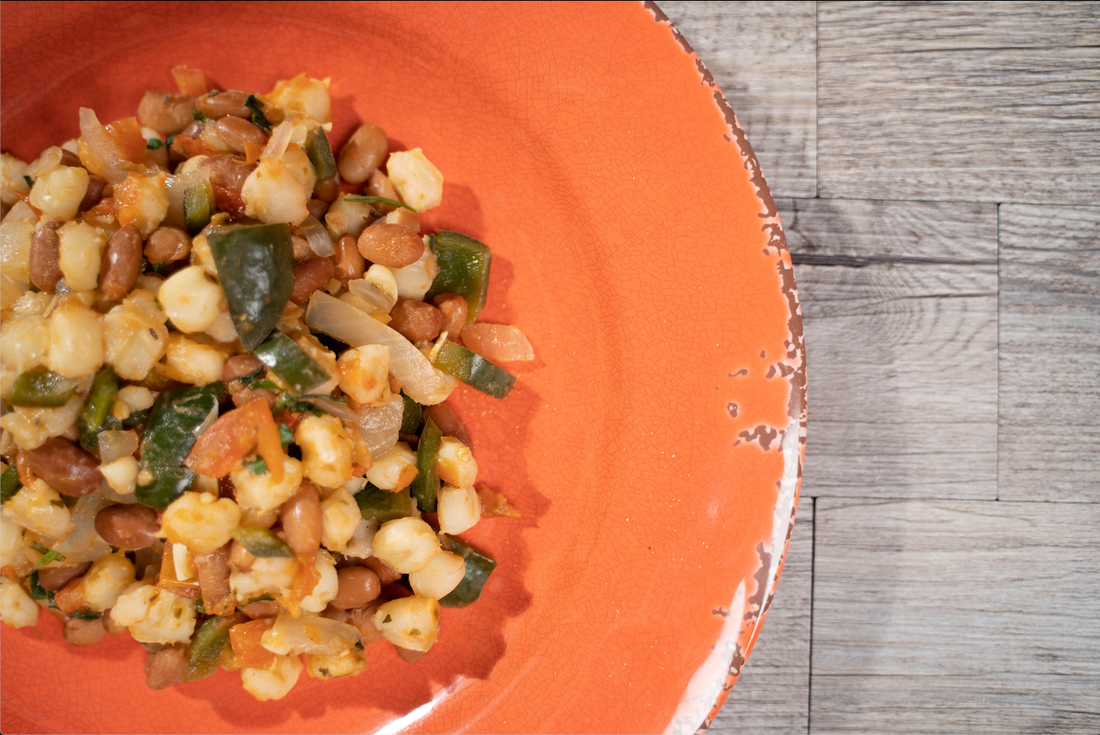 Meatless Mexican Hominy Stew | Ole Rico
