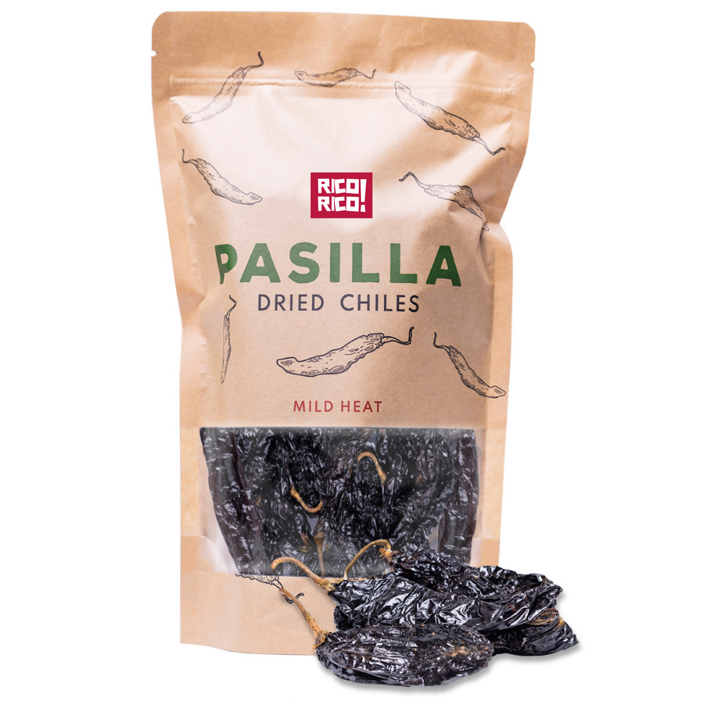 Dried Pasilla Pepper - Whole