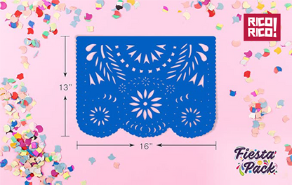 Multi-Color Papel Picado Mexican Banner Fiesta Decoration