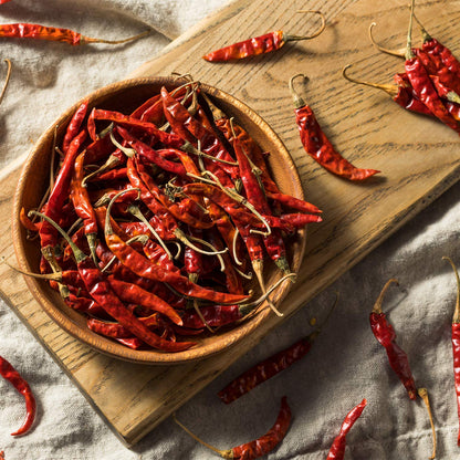 Dried Chile de Arbol Peppers - Whole