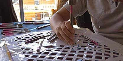 White Papel Picado Mexican Banner Fiesta Decoration