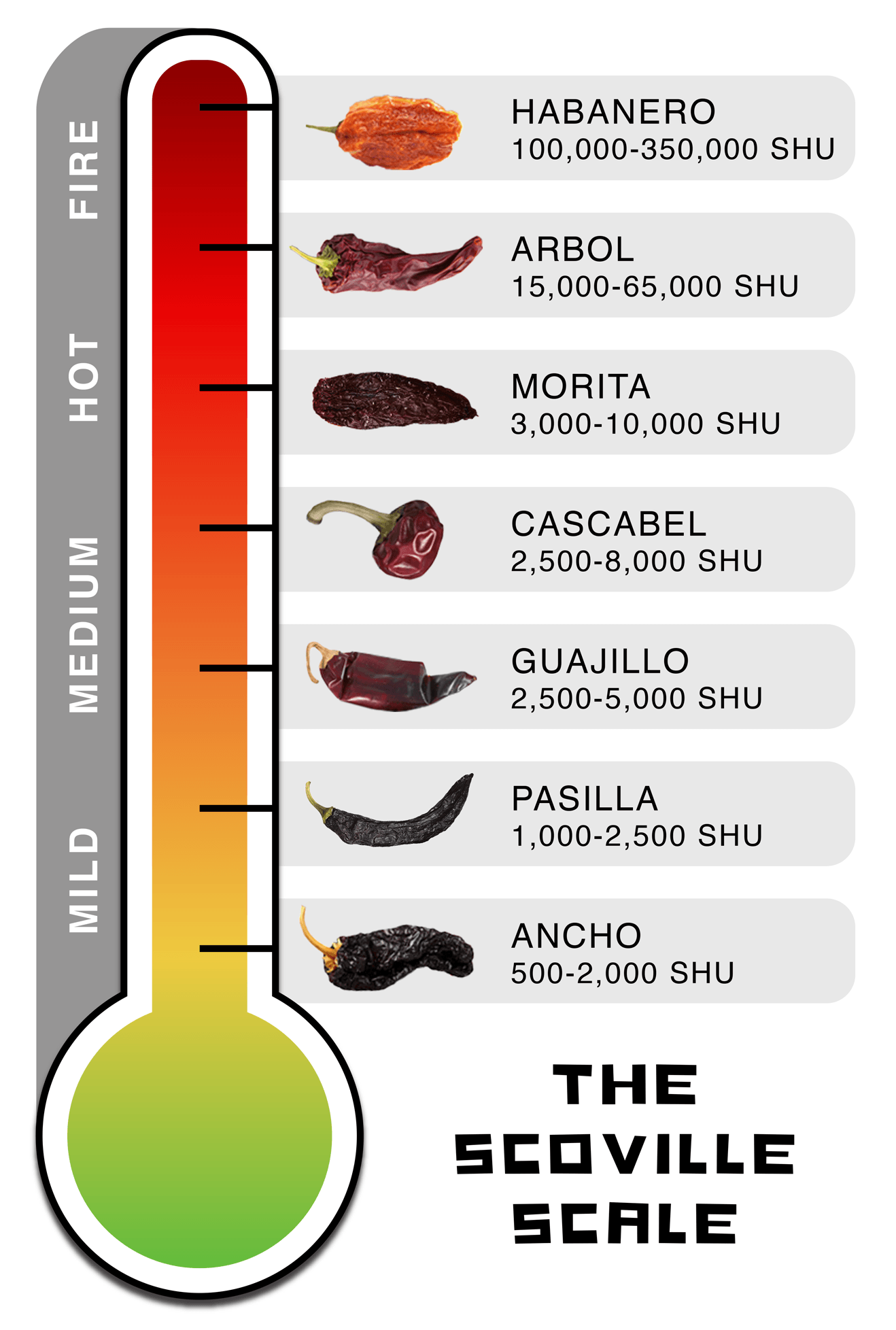 Arbol Chile Powder Shakers - Ole Rico