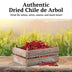 Chile de Árbol Dried Chiles – Hot & Authentic Mexican Peppers thumbnail 8