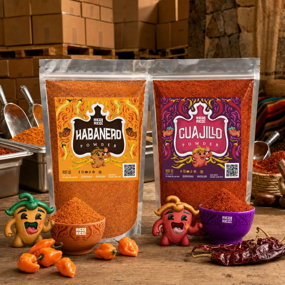 Bulk chile powders