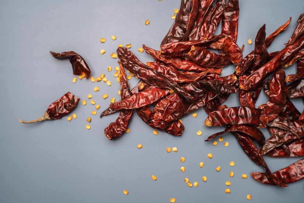 Dried peppers