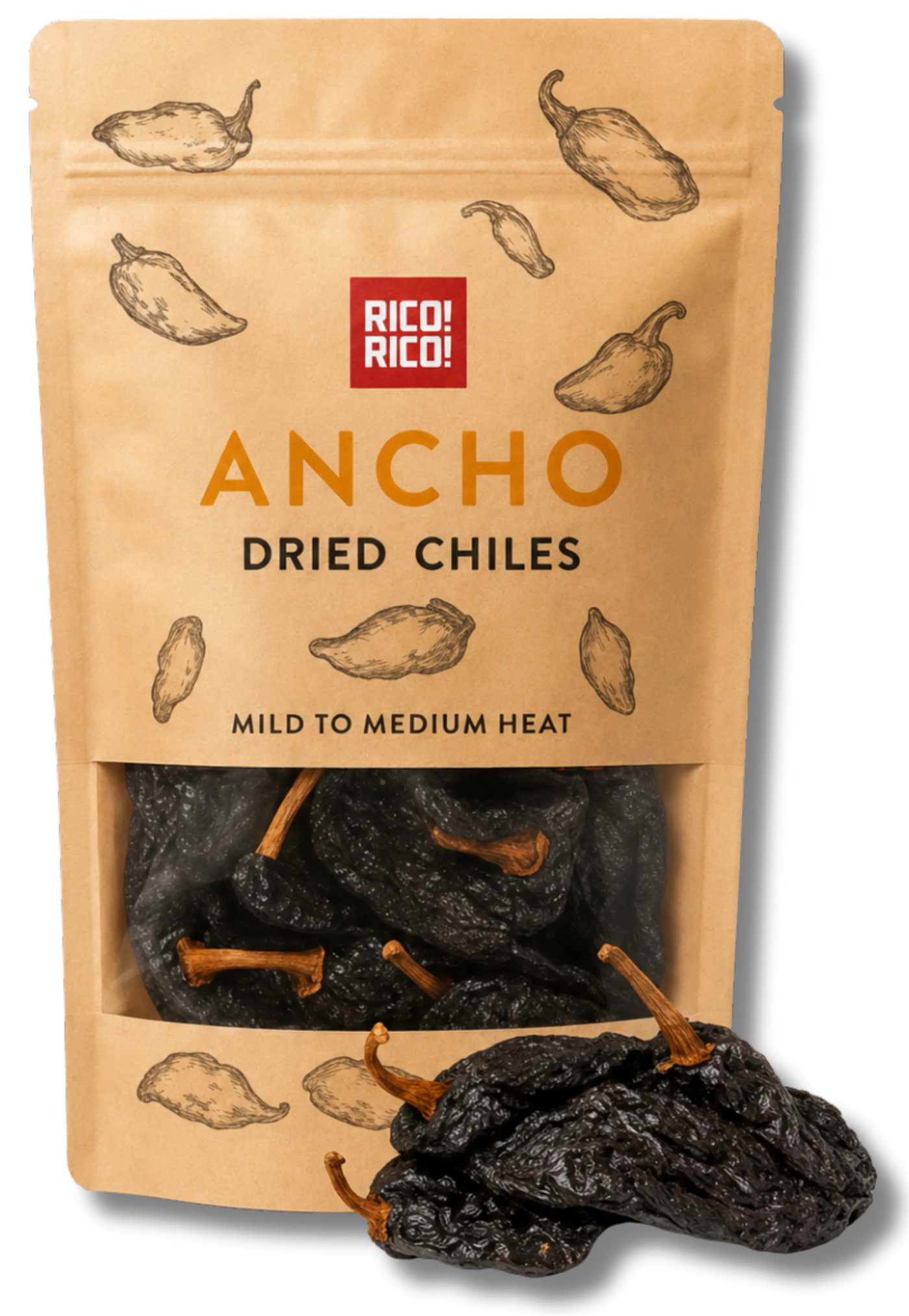 Authentic Mexican dried chiles